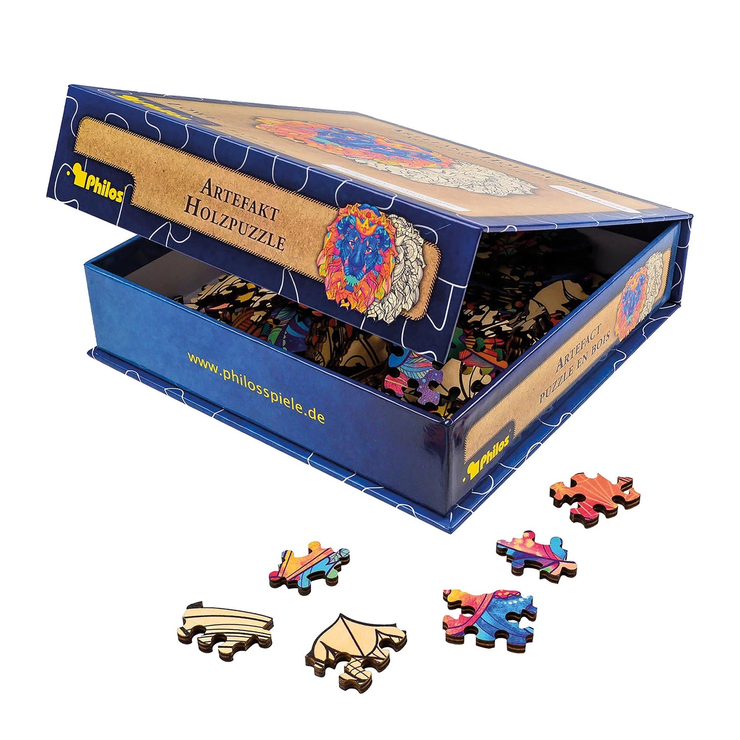 HOLZPUZZLE 2-IN-1 LÖWE 177 TEILE