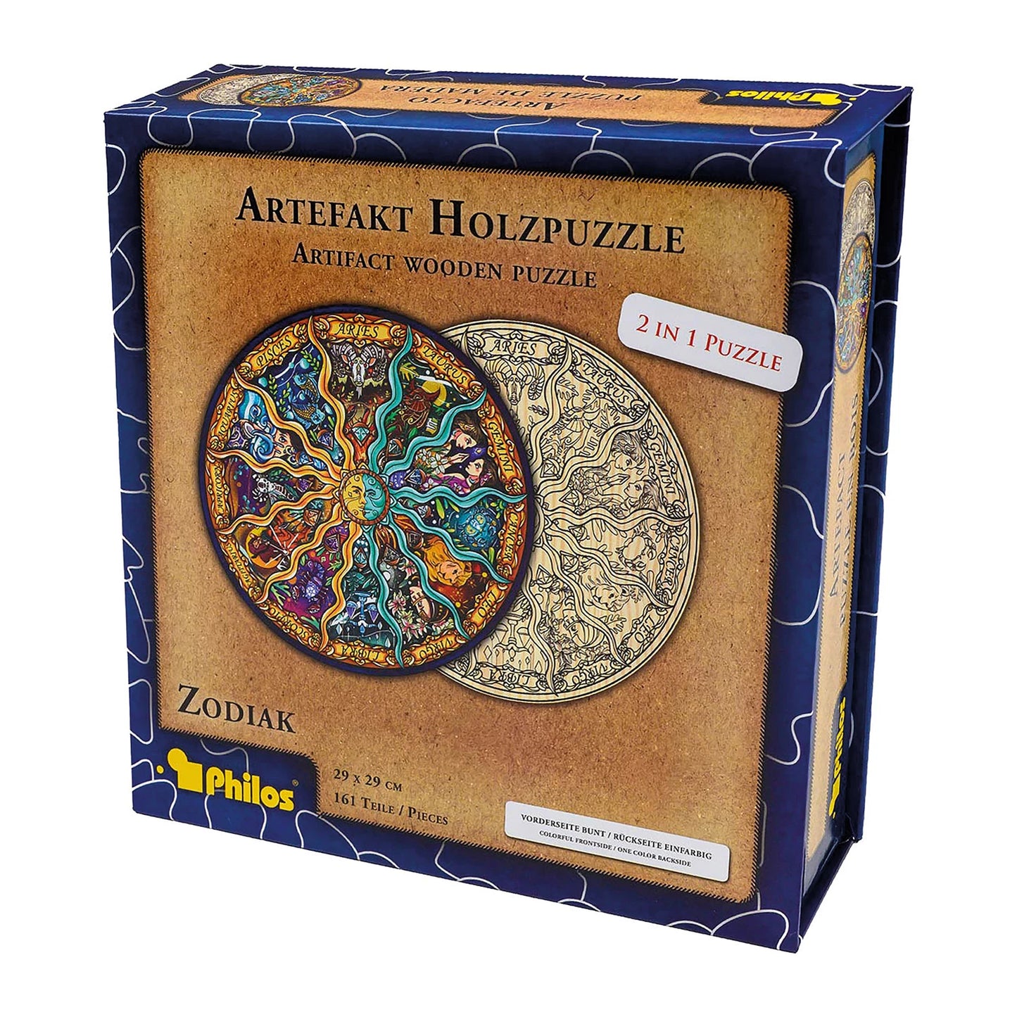 PUZZLE EN BOIS 2 EN 1 SIGNE ASTROLOGIQUE 161 PIÈCES