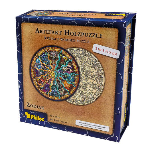 PUZZLE EN BOIS 2 EN 1 SIGNE ASTROLOGIQUE 161 PIÈCES