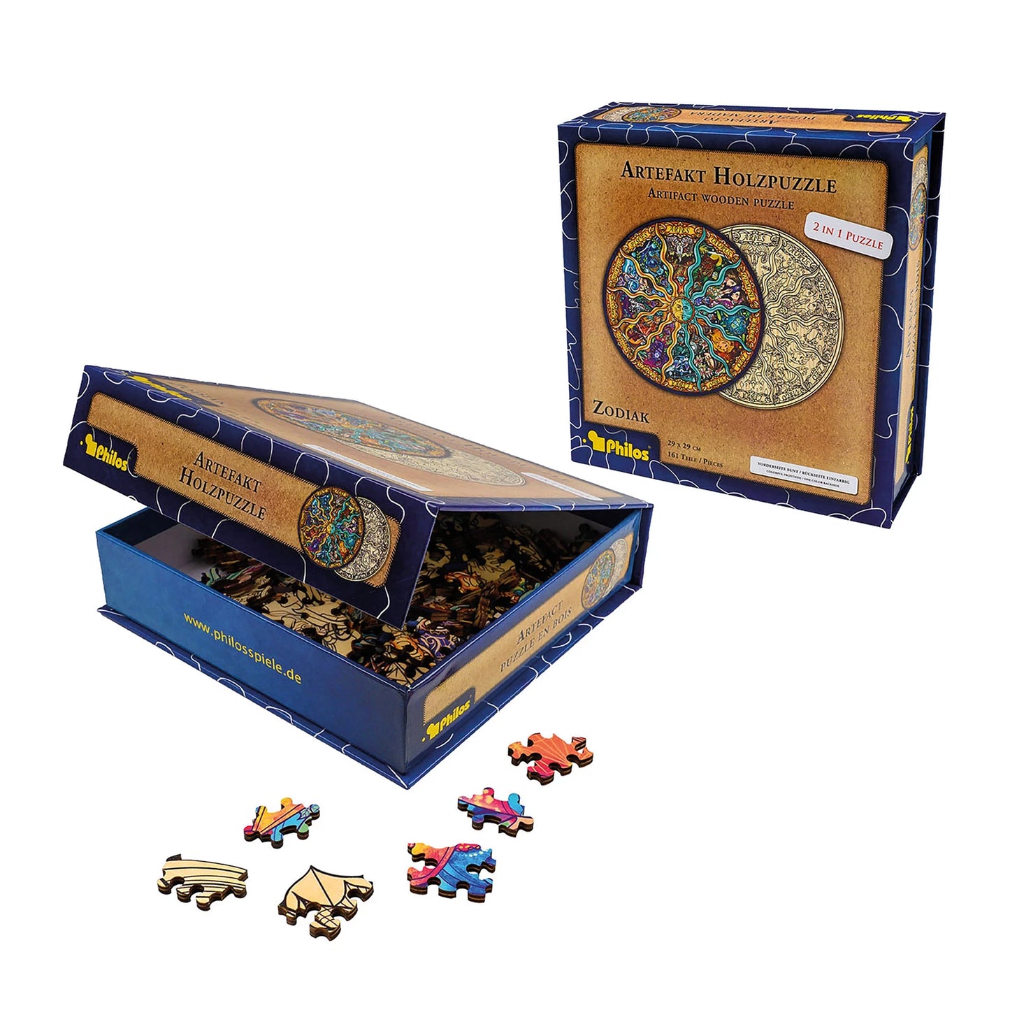 PUZZLE EN BOIS 2 EN 1 SIGNE ASTROLOGIQUE 161 PIÈCES