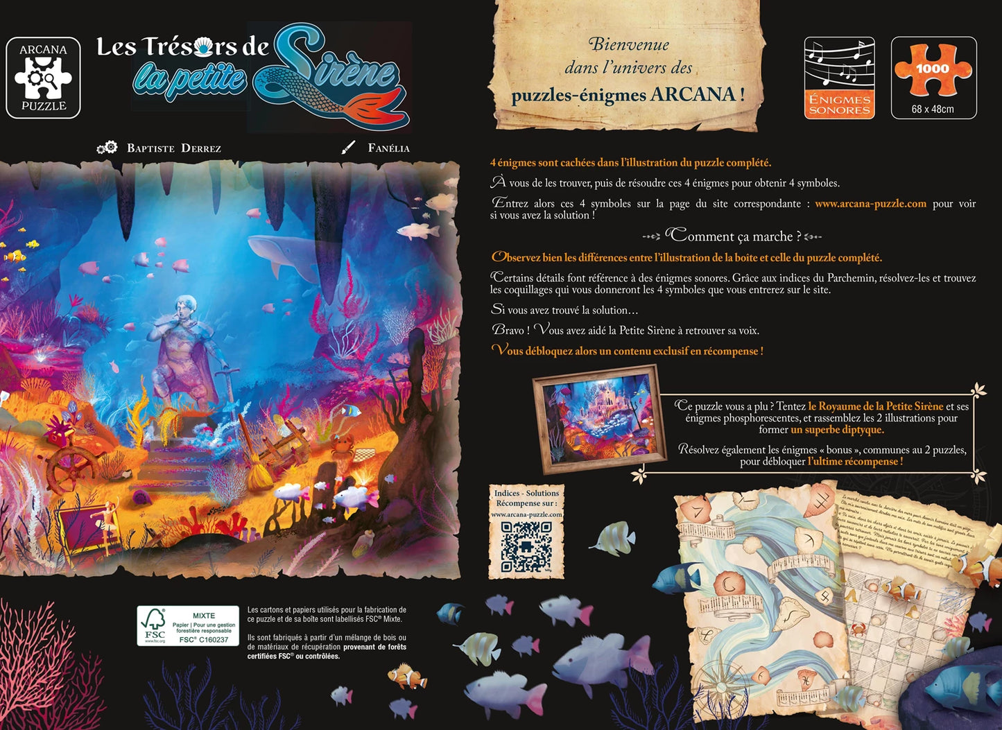 PUZZLE ARCANA: DIE SCHÄTZE DER KLEINEN MEERJUNGFRAU (D)