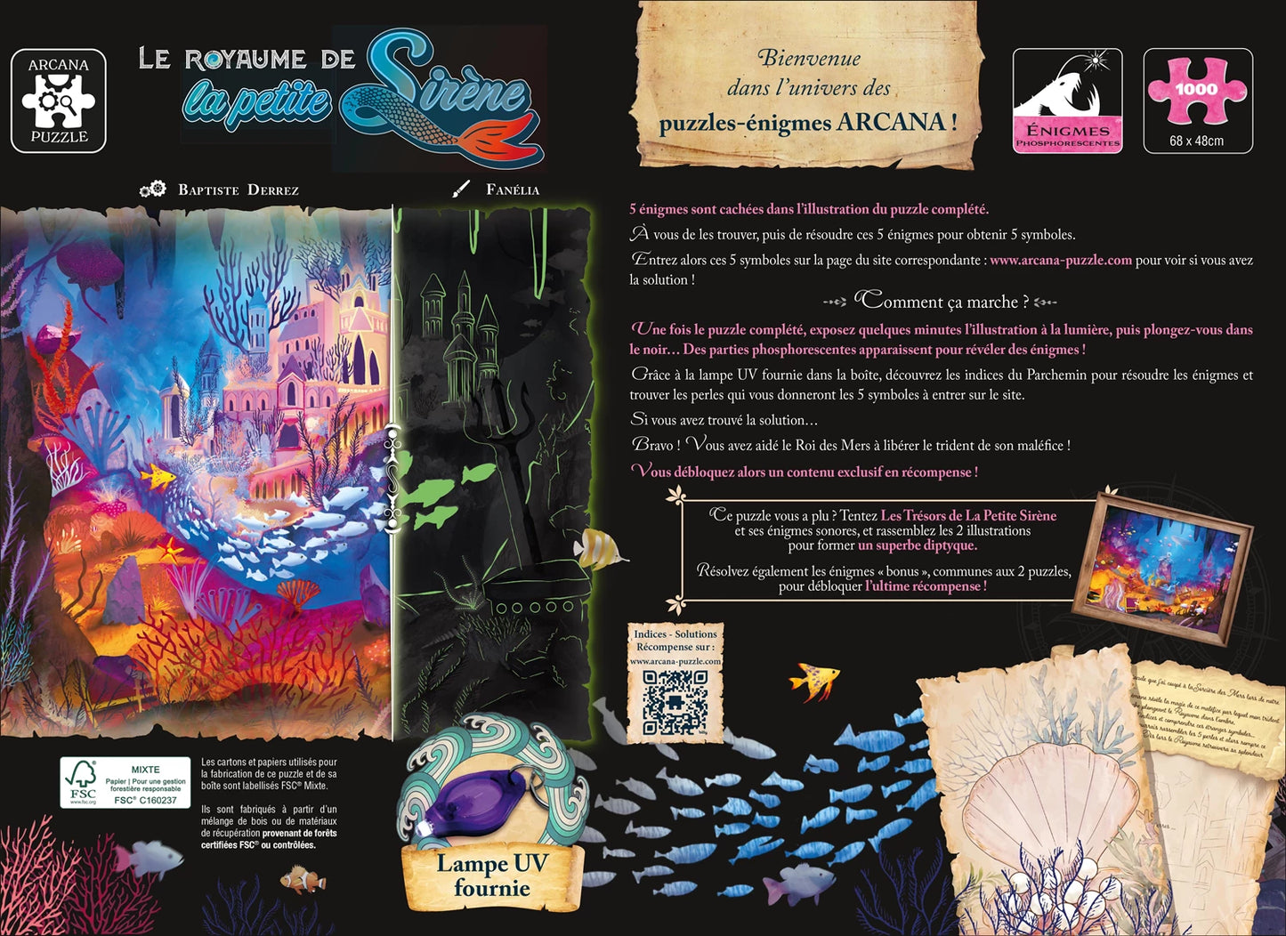 PUZZLE ARCANO: LE ROYAUME DE LA PETITE SIRÈNE (F)