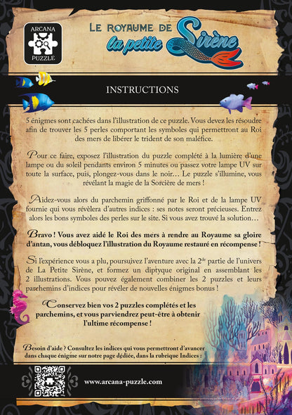 PUZZLE ARCANO: LE ROYAUME DE LA PETITE SIRÈNE (F)