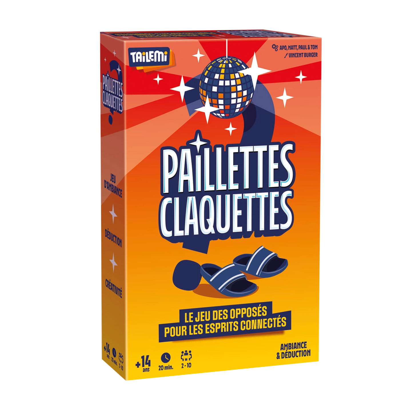 CLAQUETTES PAILLETÉES (F)