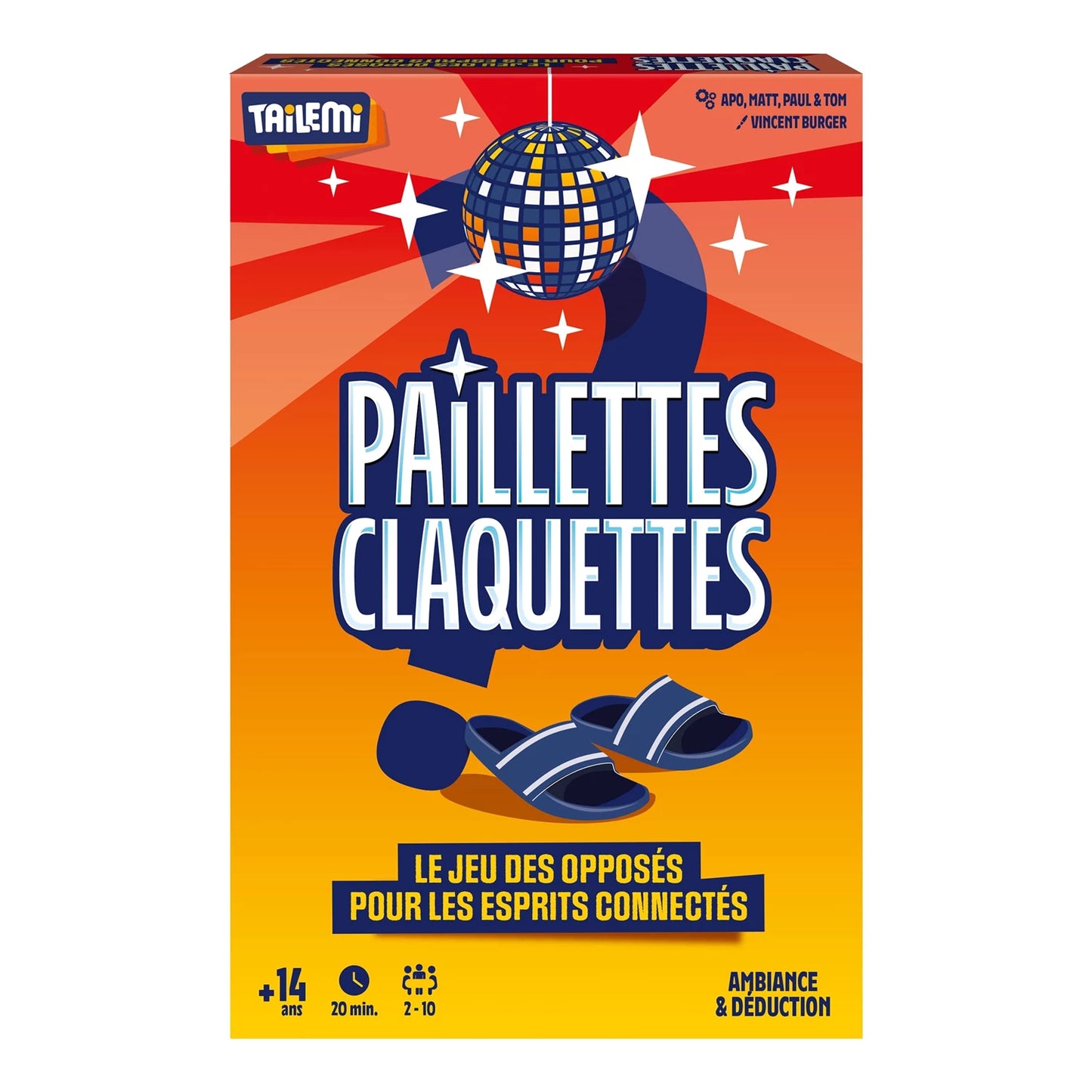 CLAQUETTES PAILLETÉES (F)