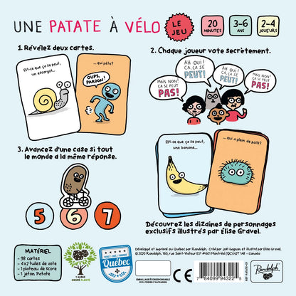 UNE POMME DE TERRE À VÉLO (F)