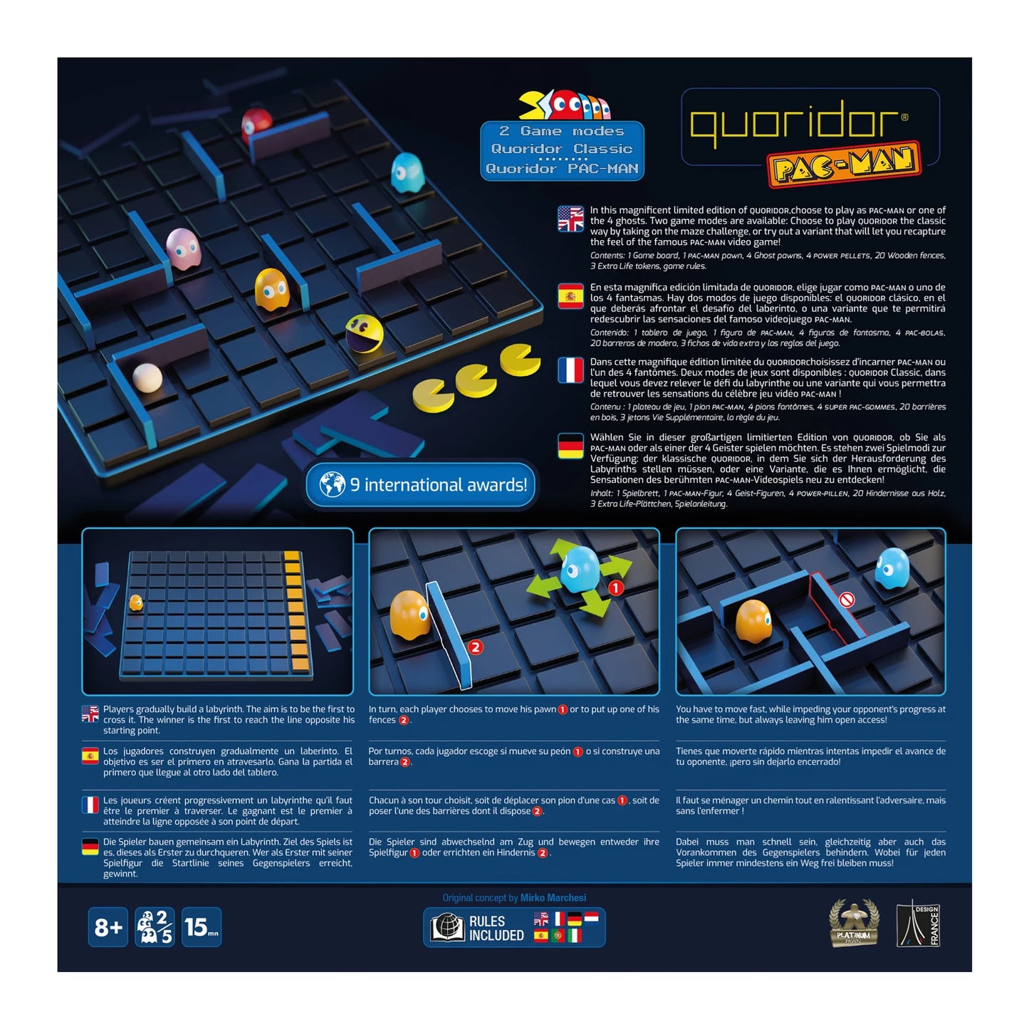 QUORIDOR PACMAN (MULTILINGUA)