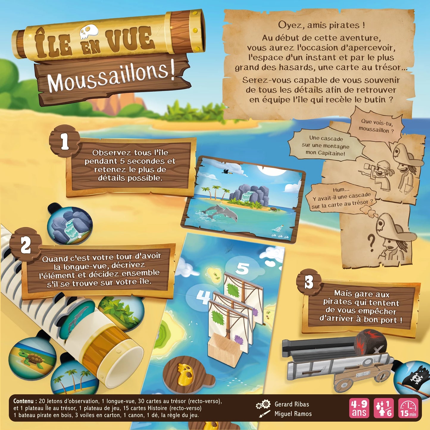 ÎLE EN VUE MOUSSAILLONS!