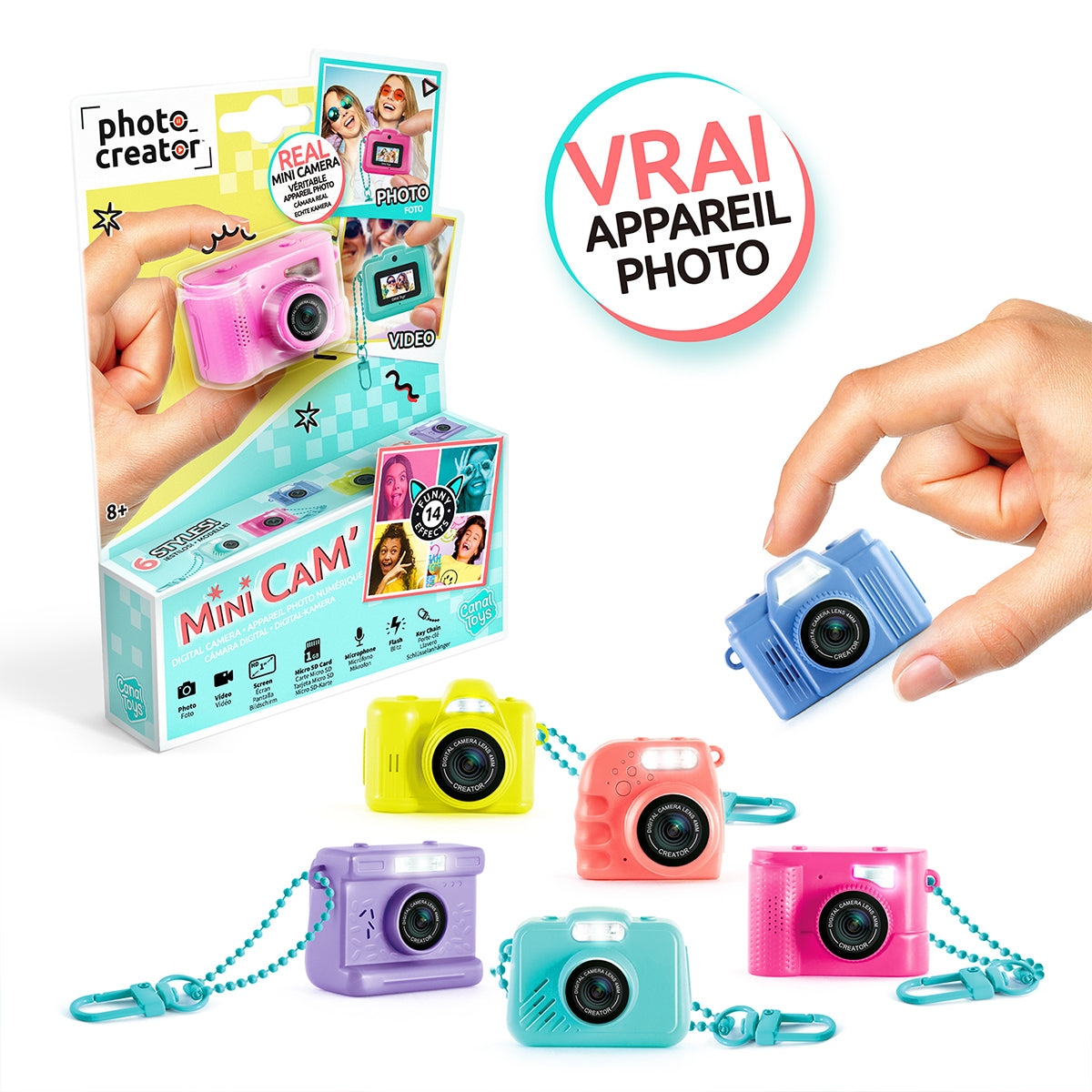 MINI CAM'D APPAREIL PHOTO NUMÉRIQUE – CANAL TOYS