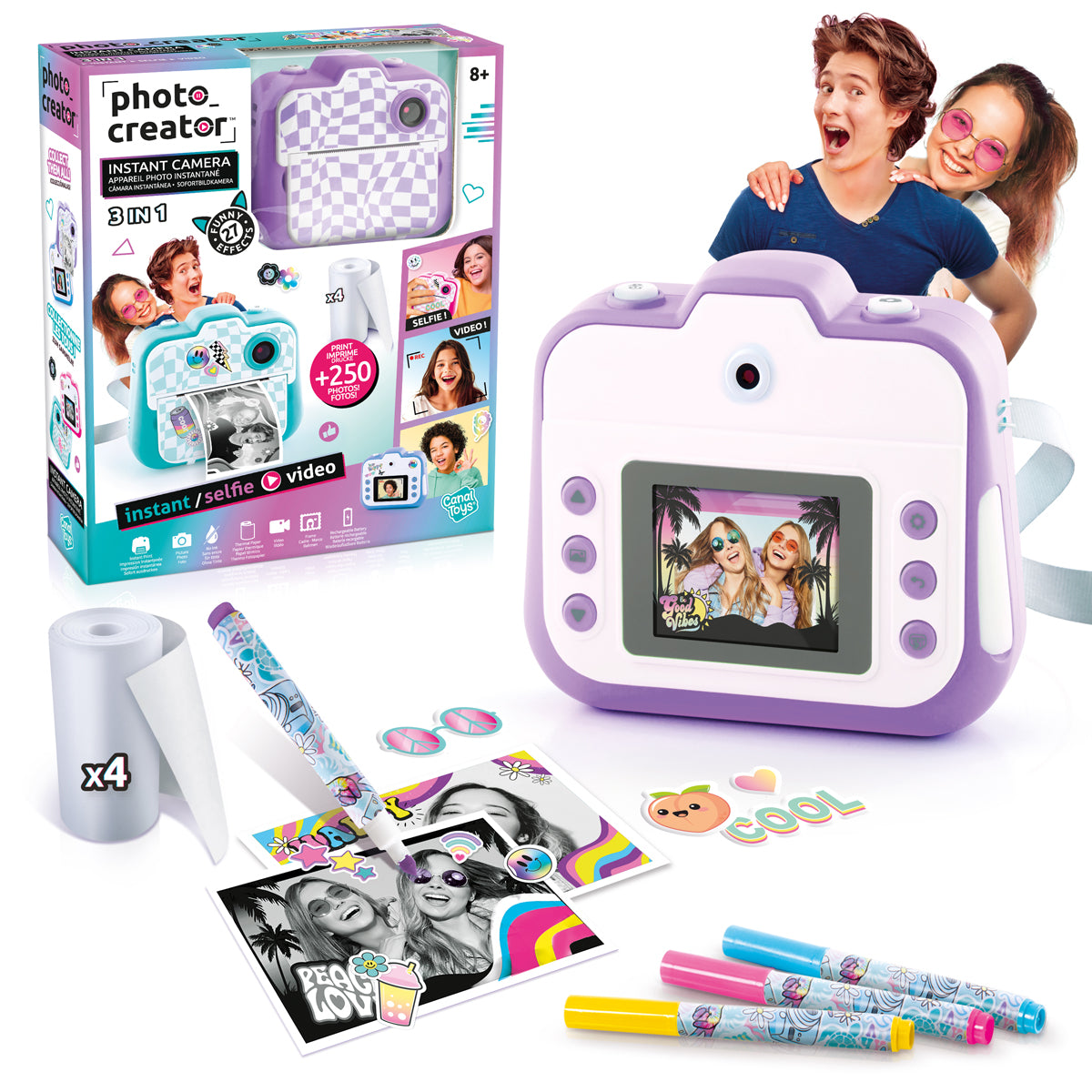 APPAREIL PHOTO INSTANTANÉ – CANAL TOYS