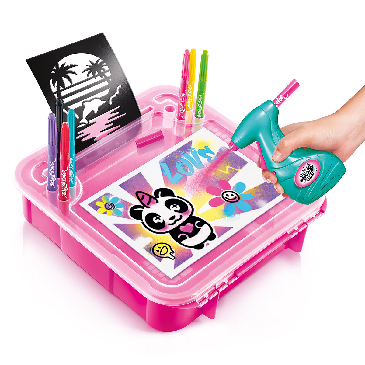 MALLETTE D’ACTIVITÉS D’ART À L’AÉROGRAPHE – CANAL TOYS
