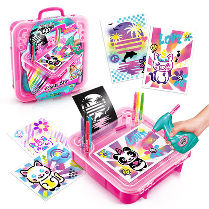 MALLETTE D’ACTIVITÉS D’ART À L’AÉROGRAPHE – CANAL TOYS