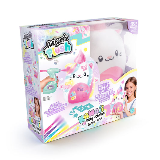 PELUCHE AÉROGRAPHE KAWAII CHATON – CANAL TOYS