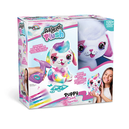 AIRBRUSH-KUSCHELTIER – HUND – KANAL-SPIELZEUG