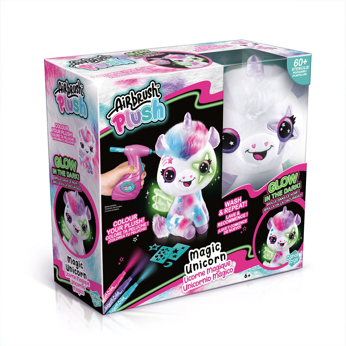 SAMMLER VON PLÜSCHTIEREN AIRBRUSH – CANAL TOYS