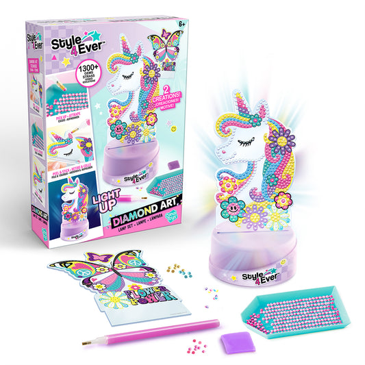 SET LAMPADA DIAMOND ART – CANAL TOYS