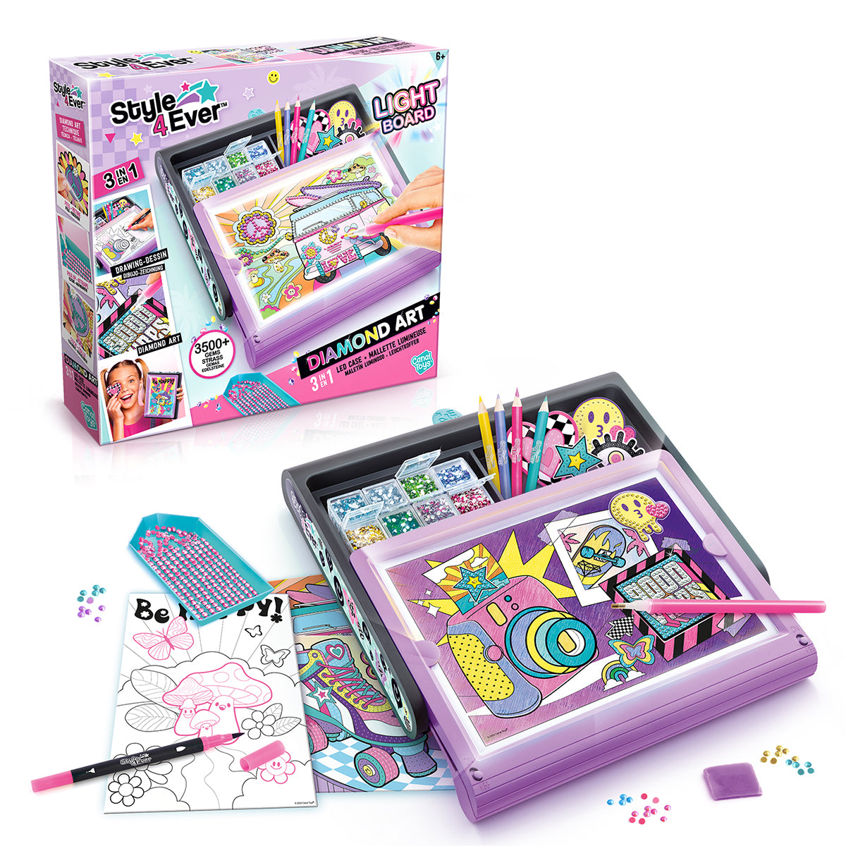 LED-DIAMOND PAINTING KOFFER 3-IN-1 – CANAL TOYS