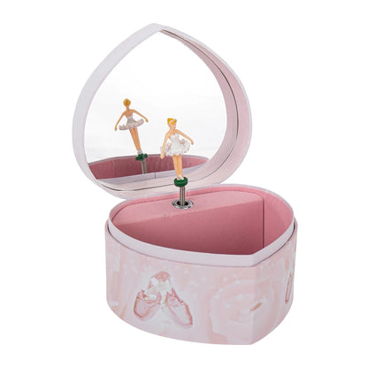 SPARDOSE HERZFORM, BALLERINA, NACHTLEUCHTEND