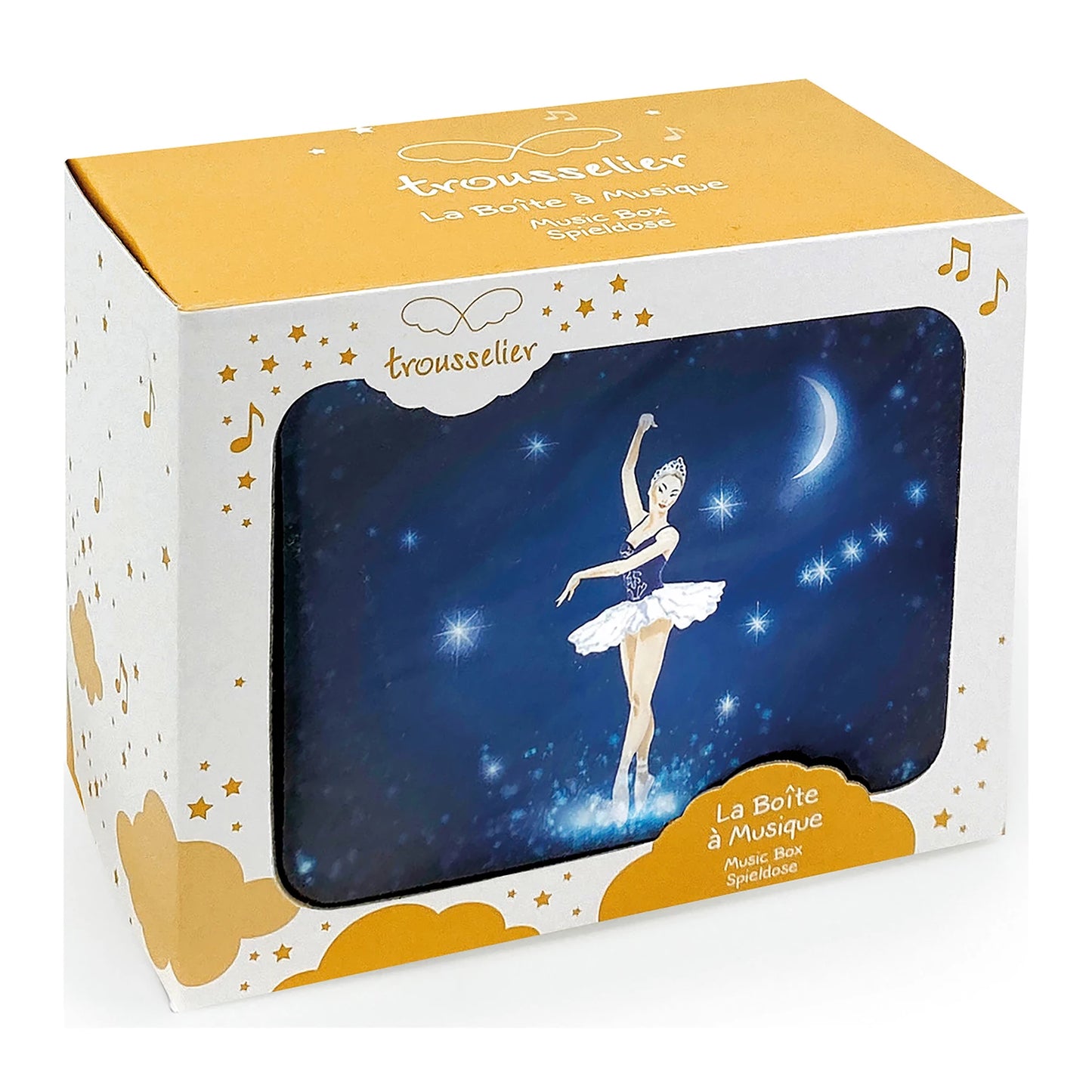 PORTAGIOIE CON MUSICA, BALLERINA, FOSFORESCENTE