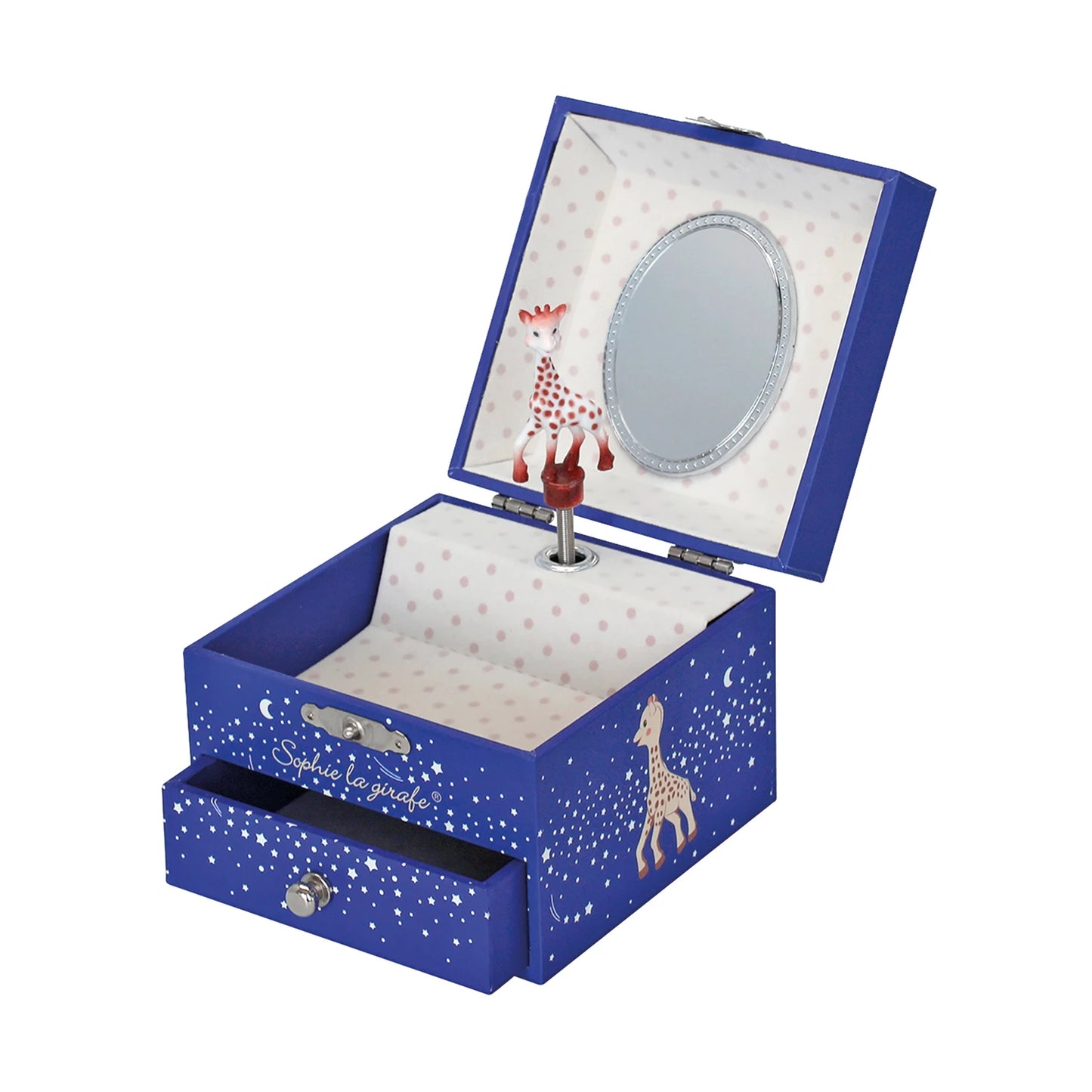 SPIELUHR MIT SCHUBLADE SOPHIE LA GIRAFFA MILKY WAY, N