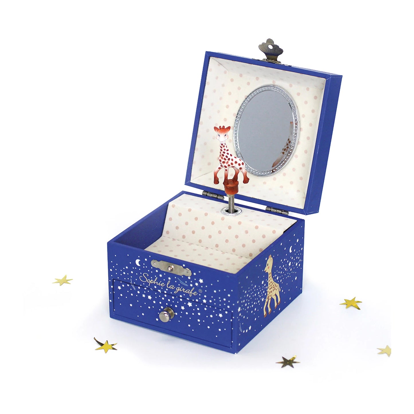 SPIELUHR MIT SCHUBLADE SOPHIE LA GIRAFFA MILKY WAY, N