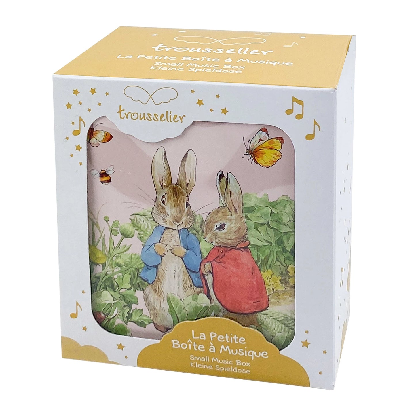SPIELUHR MIT SCHUBLADE PETER HASE, KAROTTE