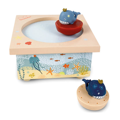 SPARDOSE MIT TANZENDEN WALEN, MAGNETISCH