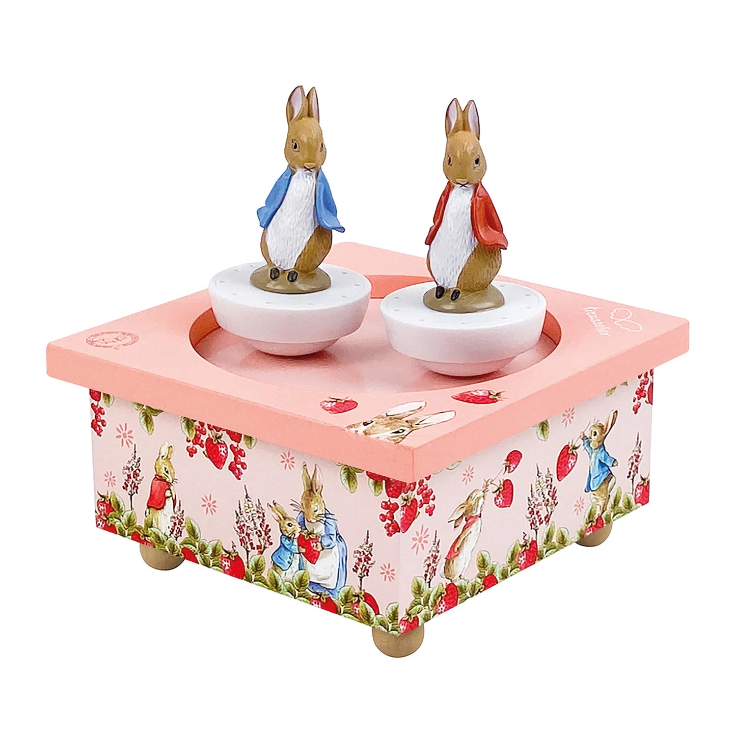 SPIELUHR TANZENDER PETER HASE, MAGNETISCHE ERDBEEREN