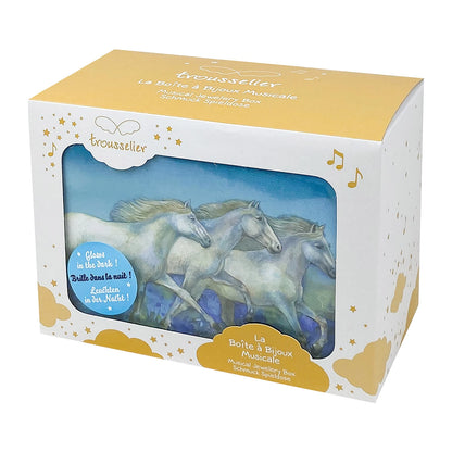 PORTAGIOIE CON MUSICA, CAVALLO CAMARGUE, FOSFORESCENTE