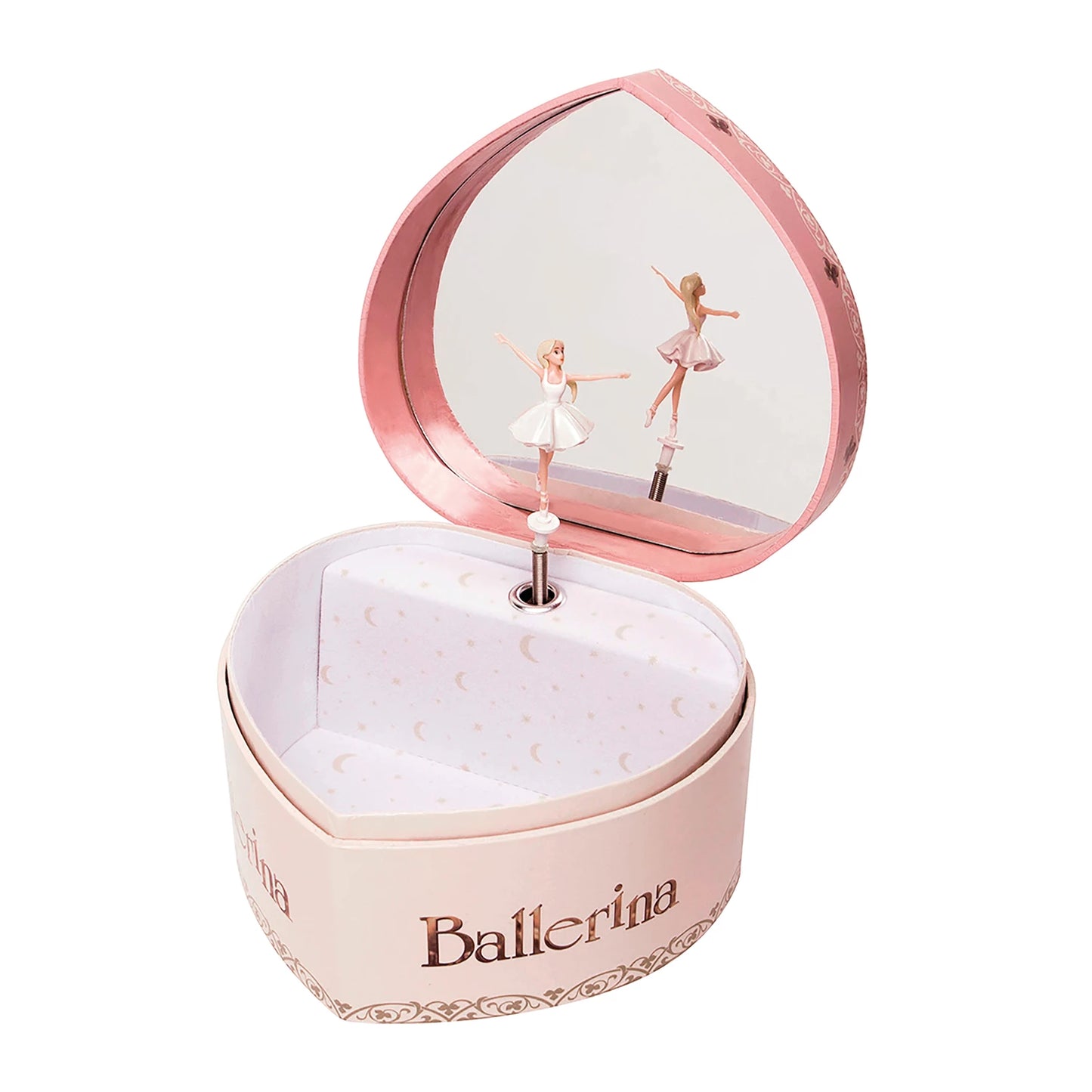 SPARDOSE HERZFORM, BALLERINA, NACHTLEUCHTEND