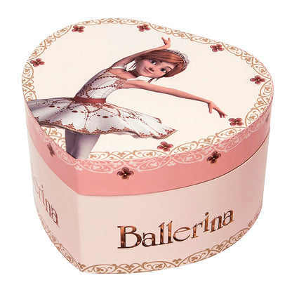SPARDOSE HERZFORM, BALLERINA, NACHTLEUCHTEND