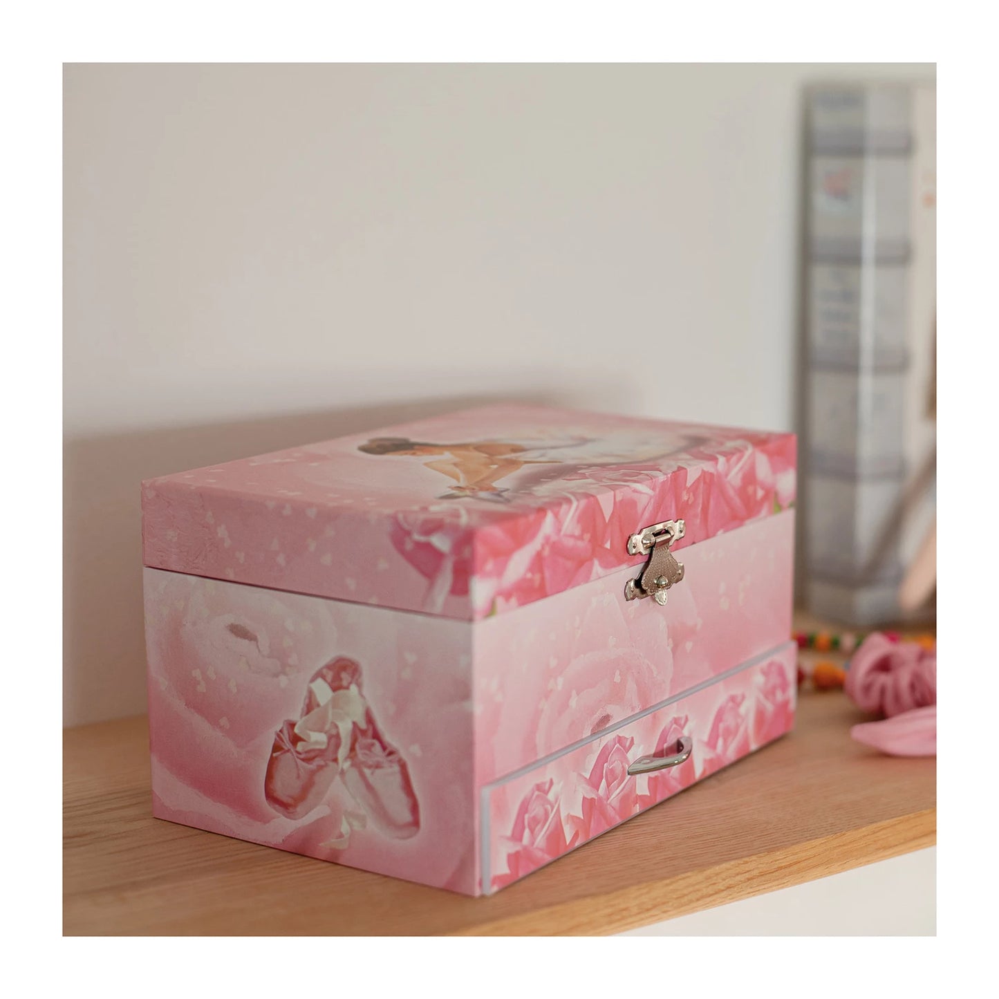 PORTAGIOIE CON MUSICA, BALLERINA, FOSFORESCENTE