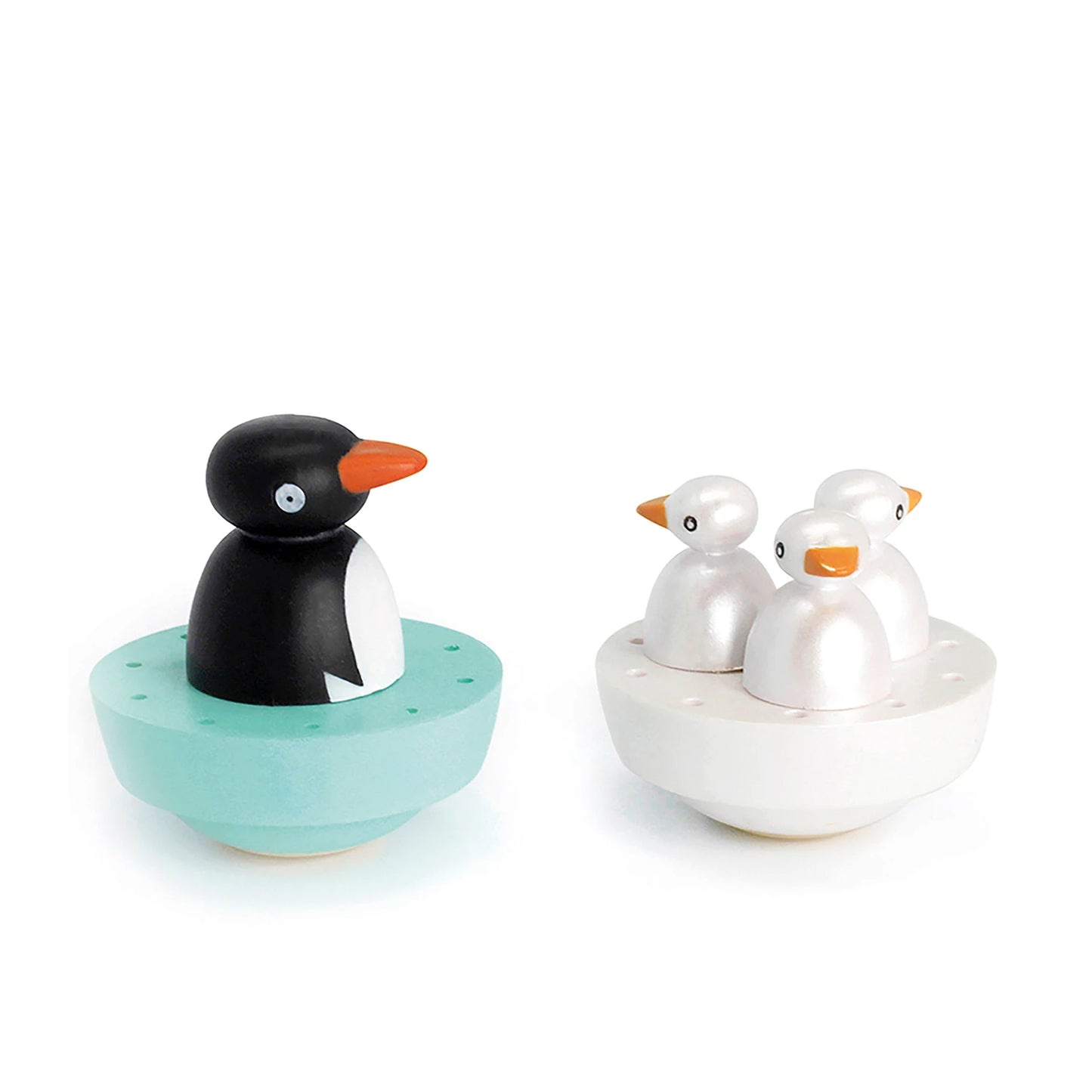 SPIELUHR MIT TANZENDEN PINGUINEN, MAGNETISCH