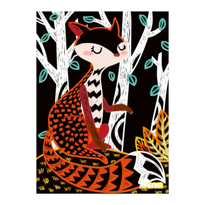 IMAGES D'ANIMAUX À GRATTER