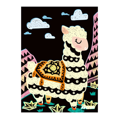IMAGES D'ANIMAUX À GRATTER
