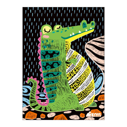 IMAGES D'ANIMAUX À GRATTER