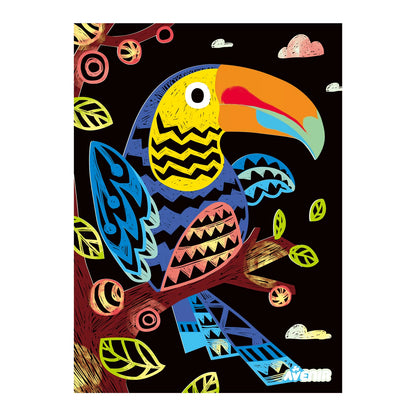 OISEAU À GRATTER