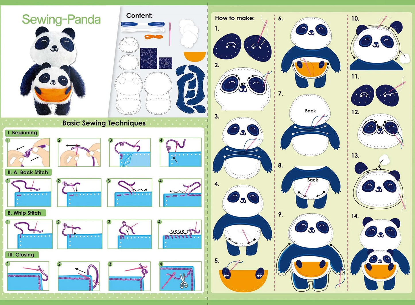 KIT DE COUTURE PANDA