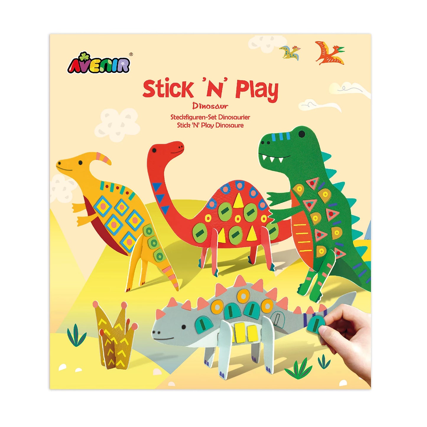 SET CREATIVO DI DINOSAURI