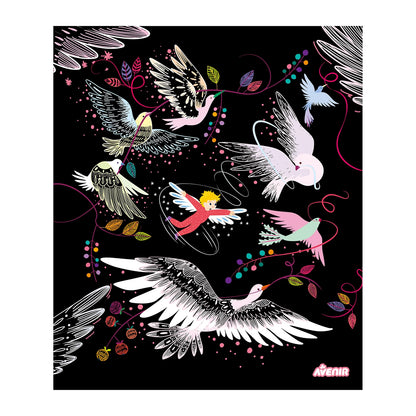 VOYAGE MAGIQUE AVEC LA TECHNIQUE DU SCRATCH ART LUMINEUX
