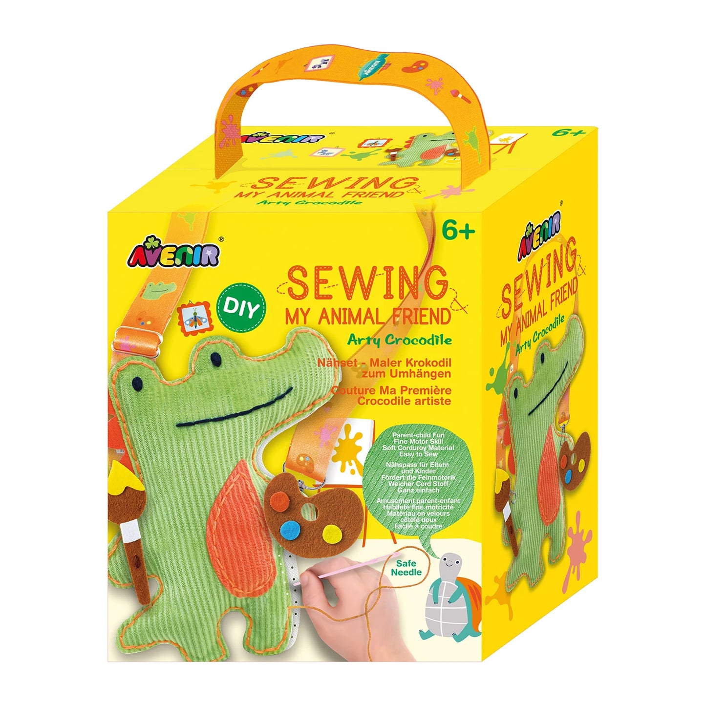 TROUSSE DE COUTURE BANDOULIÈRE CROCODILE