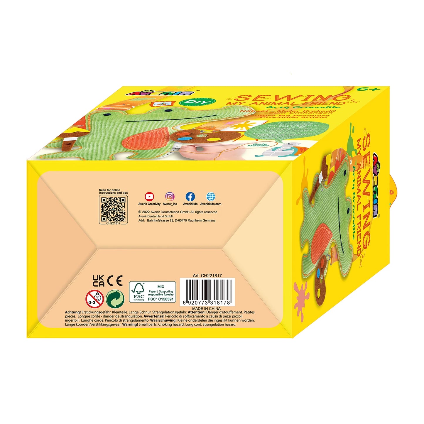 TROUSSE DE COUTURE BANDOULIÈRE CROCODILE