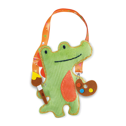 TROUSSE DE COUTURE BANDOULIÈRE CROCODILE