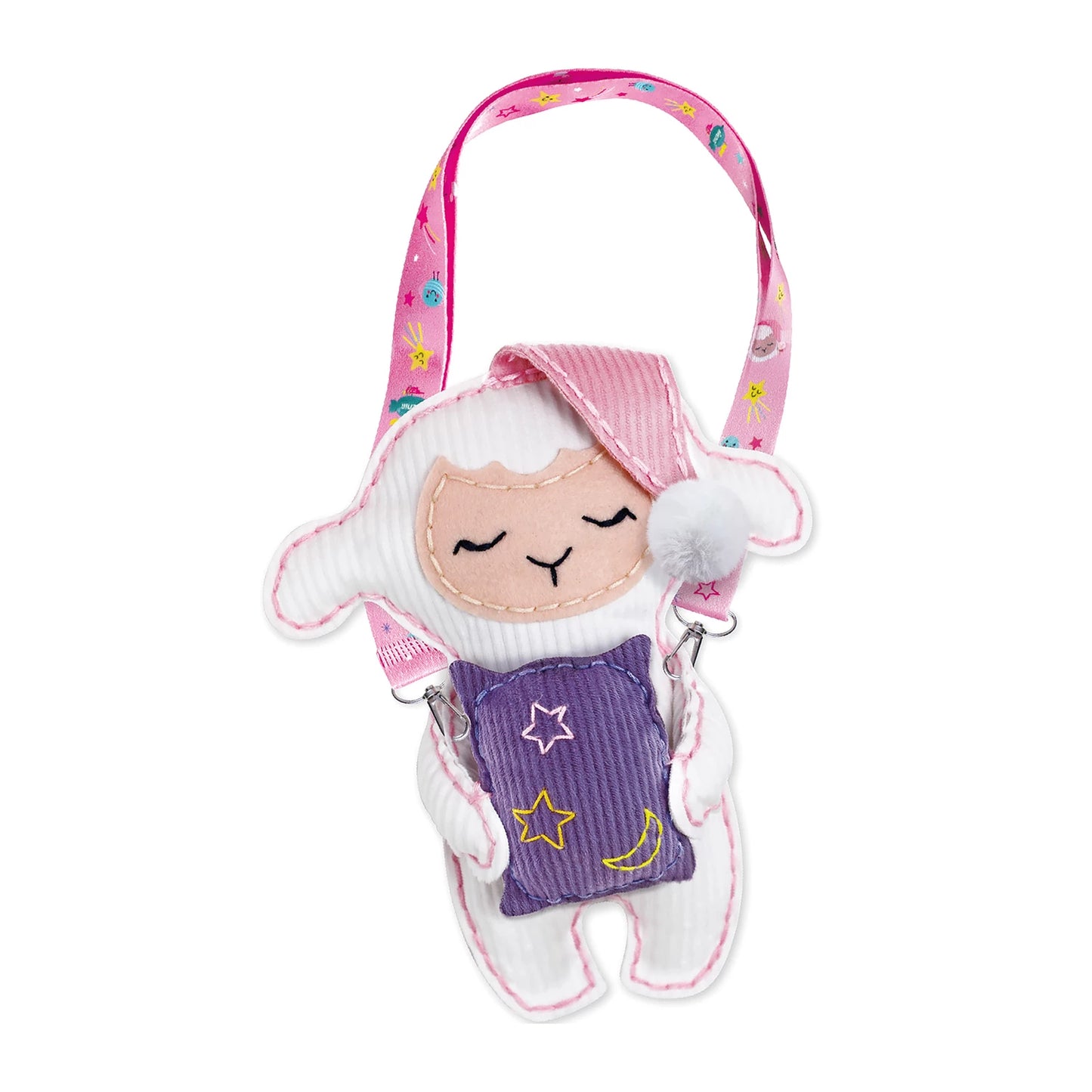 KIT DE COUTURE POUR UN SAC BANDOULIÈRE EN FORME DE MOUTON