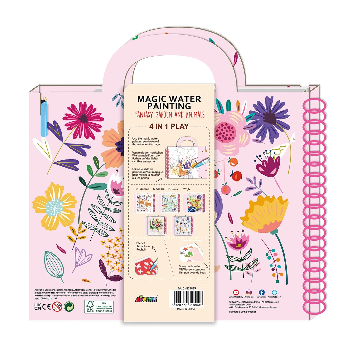 4-IN-1-AKTIVITÄTSBUCH FANTASYGARTEN