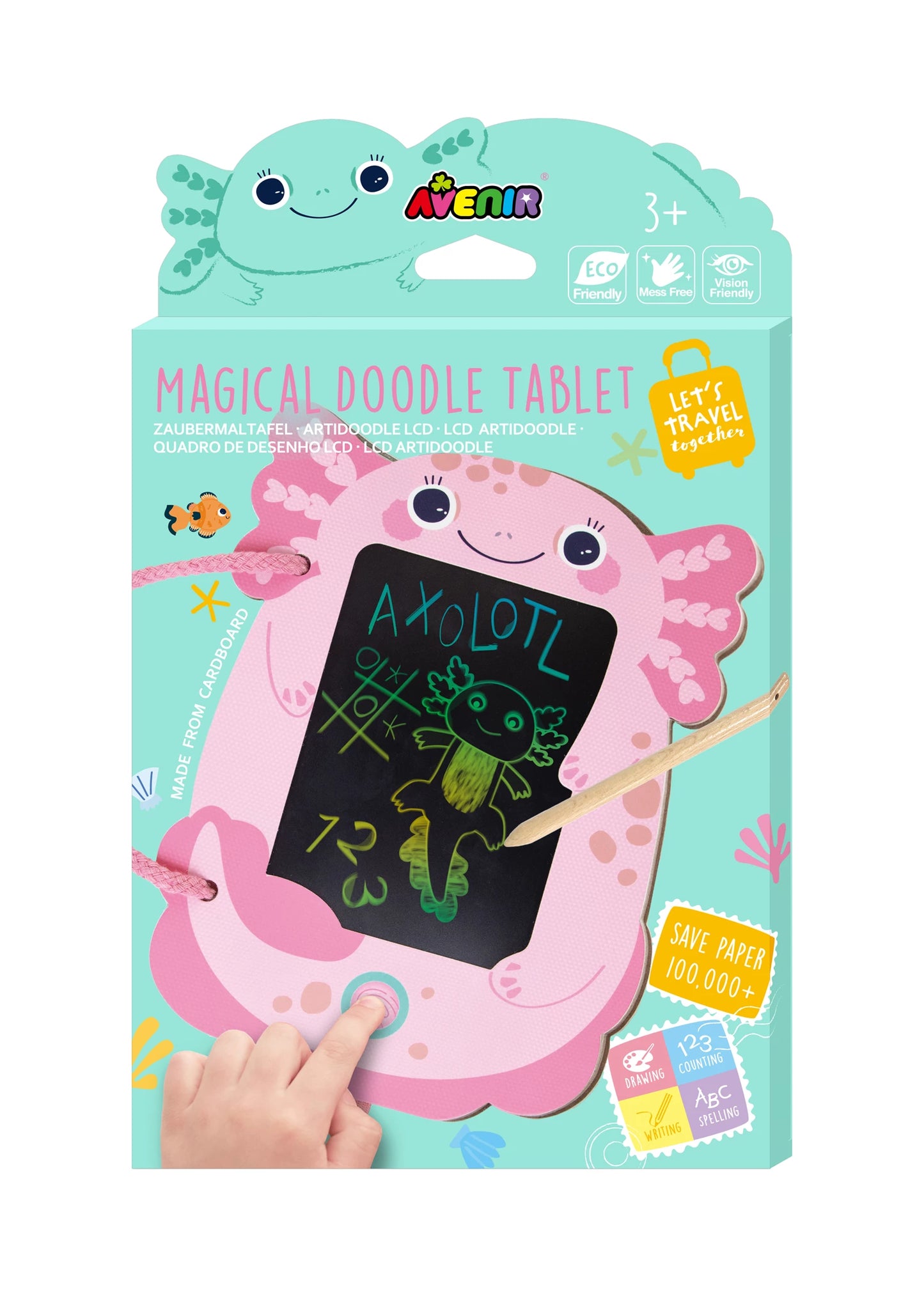 MAGISCHER ZEICHENTISCH AXOLOTL