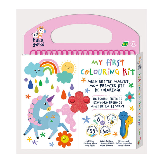 PRIMO SET DI PASTELLI A CERA UNICORNO