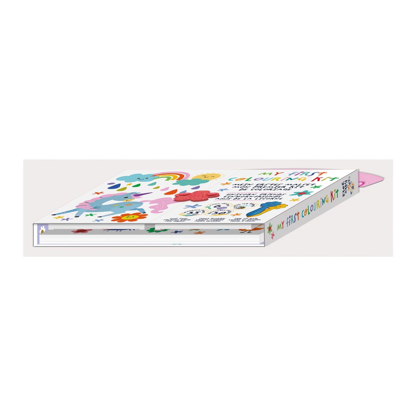 ERSTES SET BUNTSTIFTE EINHORN