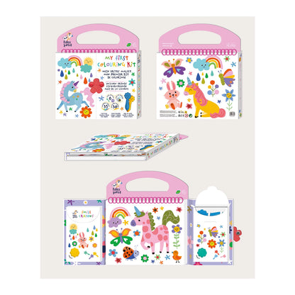 ERSTES SET BUNTSTIFTE EINHORN