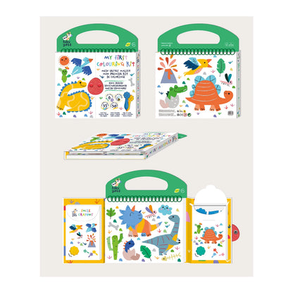 PREMIER SET DE CRAYONS DE CIRE DINO